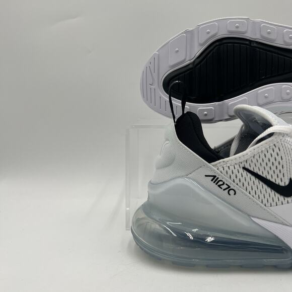 Nike Air Max 270 Low White Black AH8050 100 Mens Size 8 Shoes Sneaker NEW main image 6